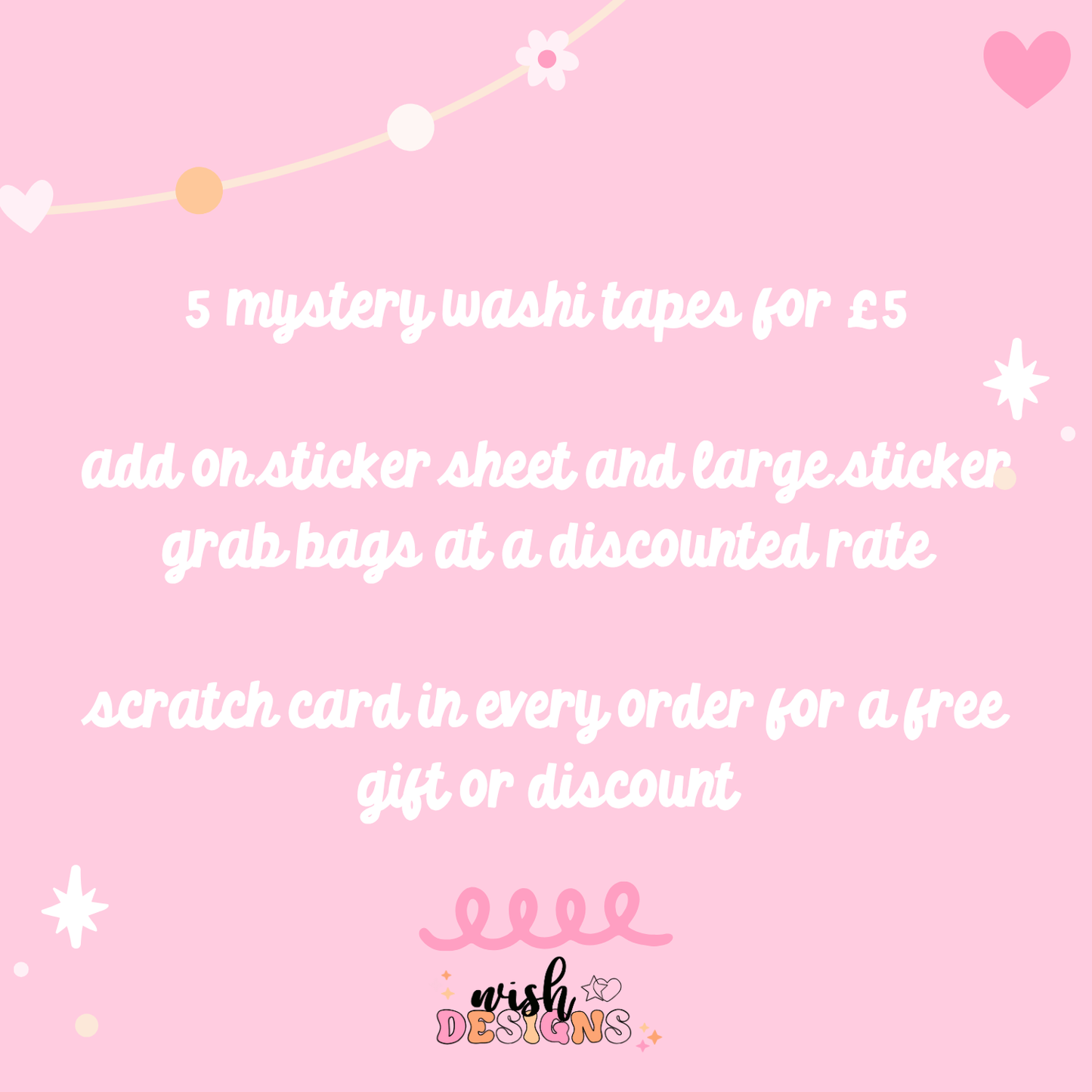 5 Washi Tapes for £5