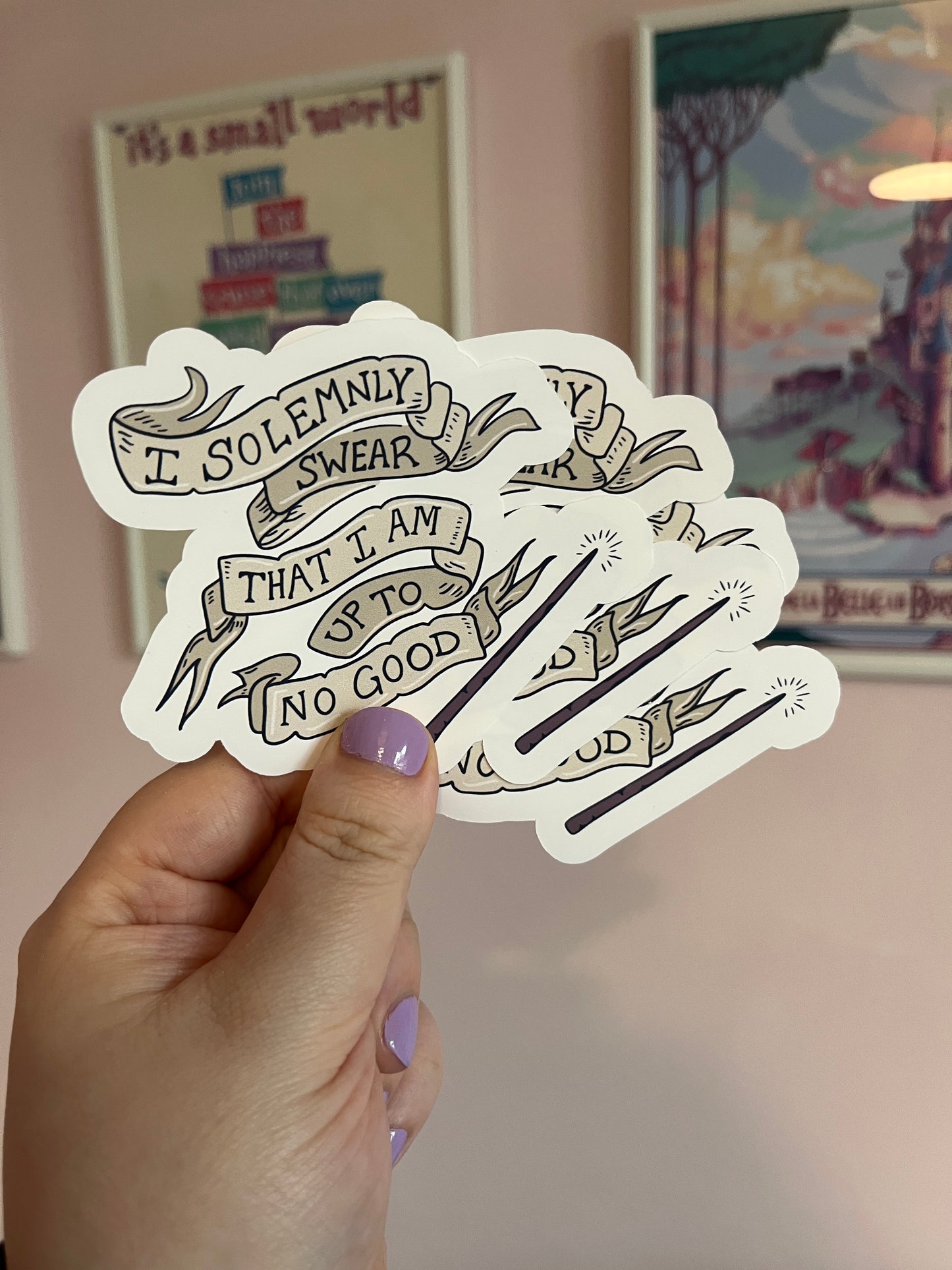 "I Solemnly Swear" Vinyl Sticker
