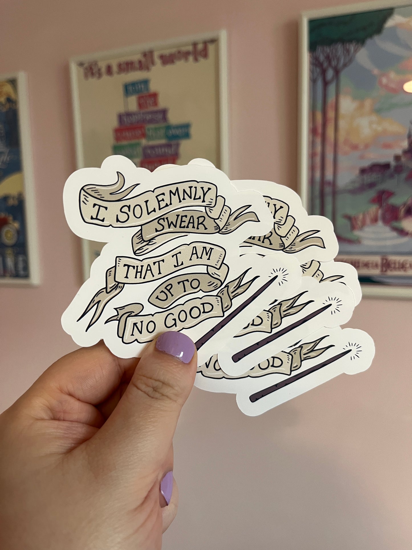 "I Solemnly Swear" Vinyl Sticker