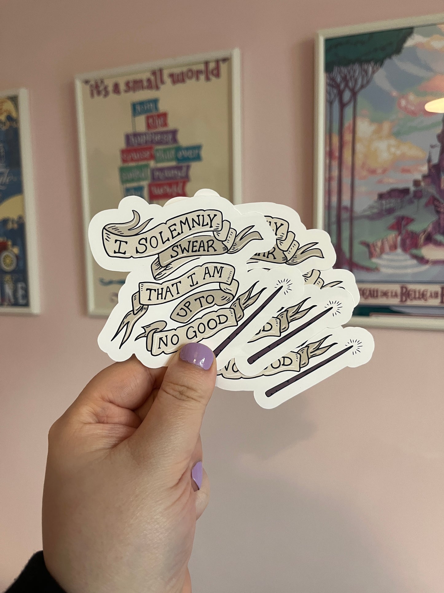 "I Solemnly Swear" Vinyl Sticker