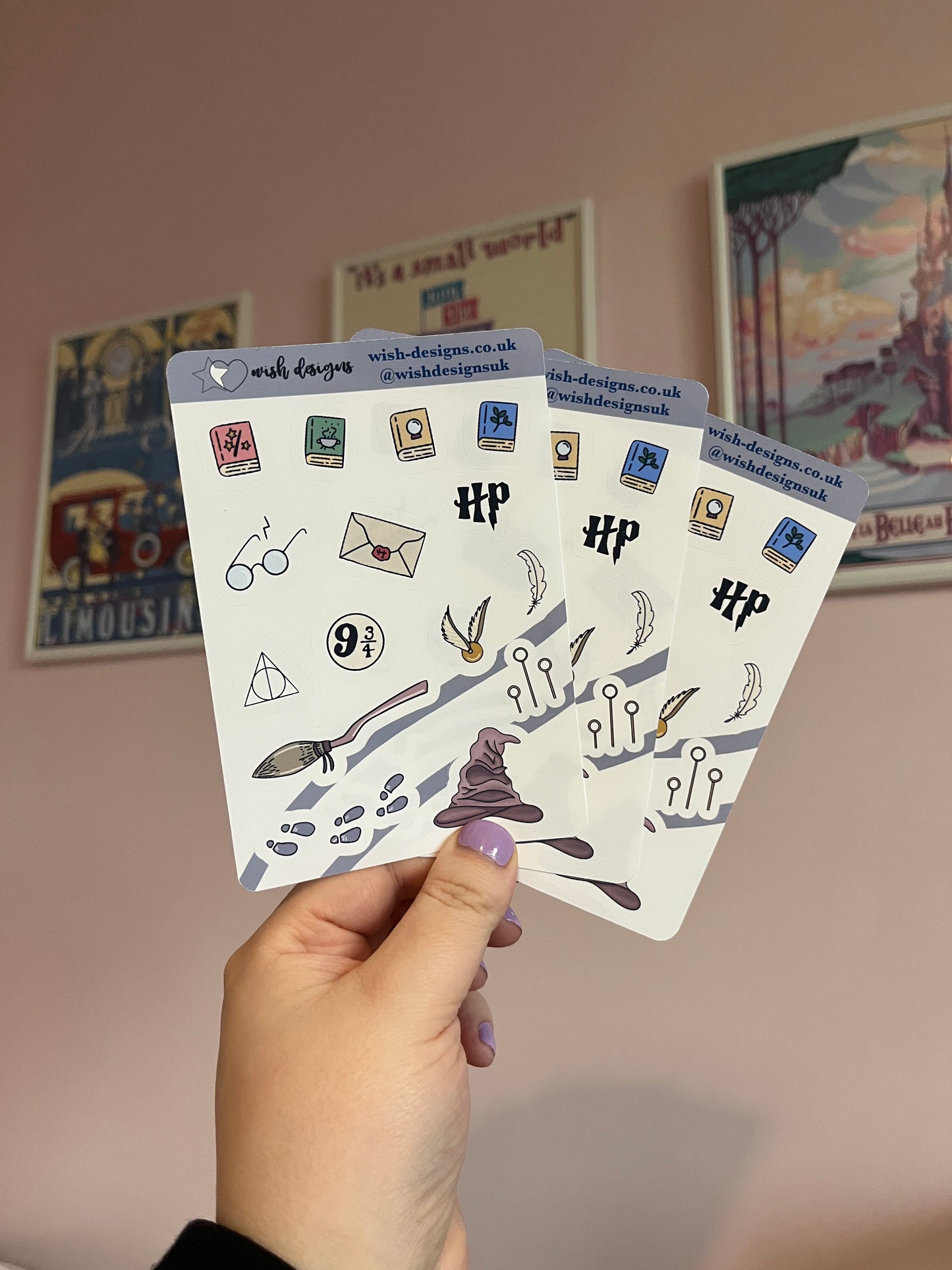 Wizarding World Icons Vinyl Sticker Sheet