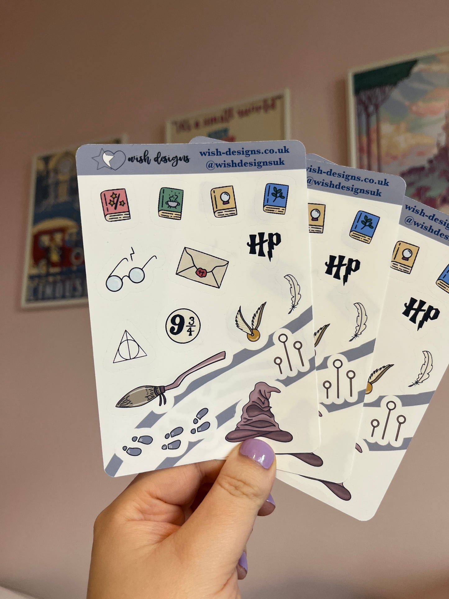 Wizarding World Icons Vinyl Sticker Sheet