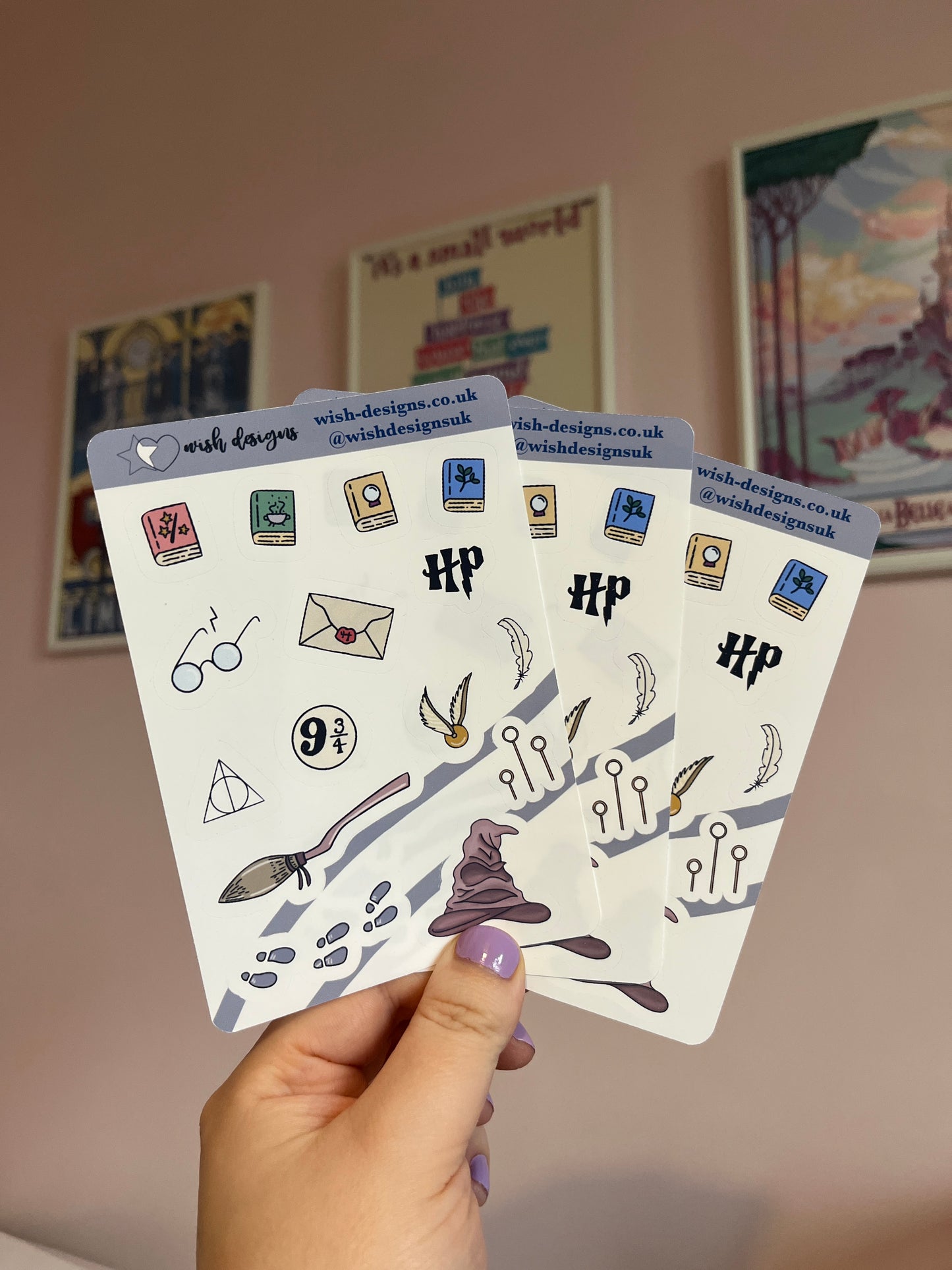 Wizarding World Icons Vinyl Sticker Sheet