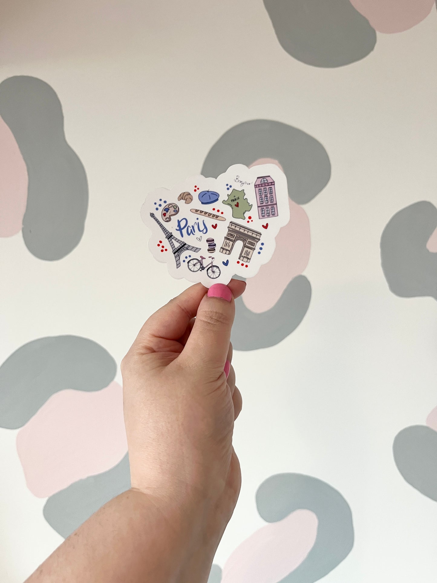 Paris Clear Sticker