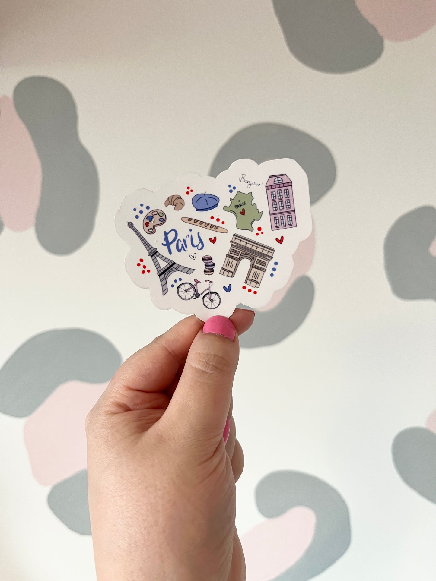 Paris Clear Sticker
