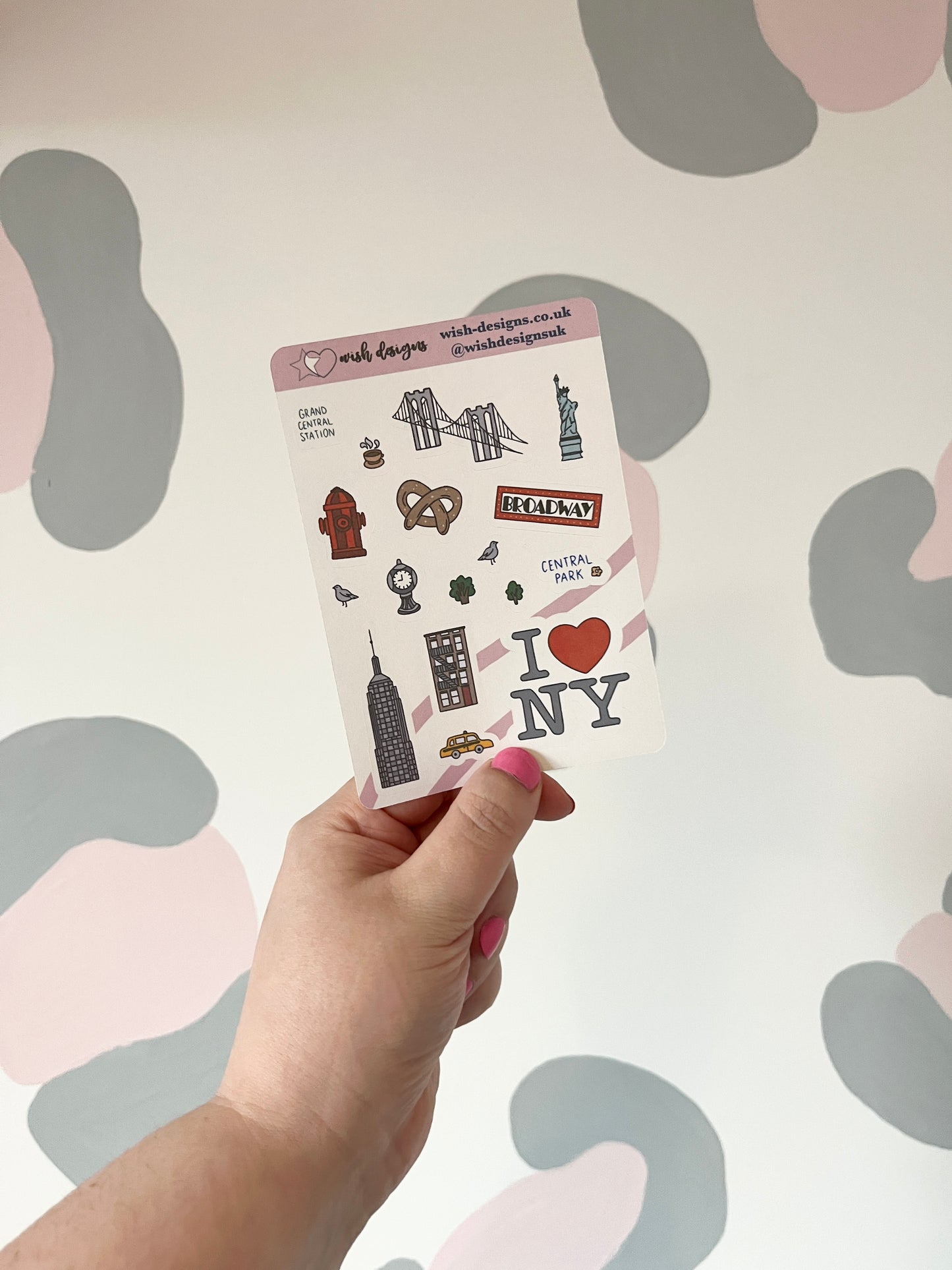 New York Sticker Sheet