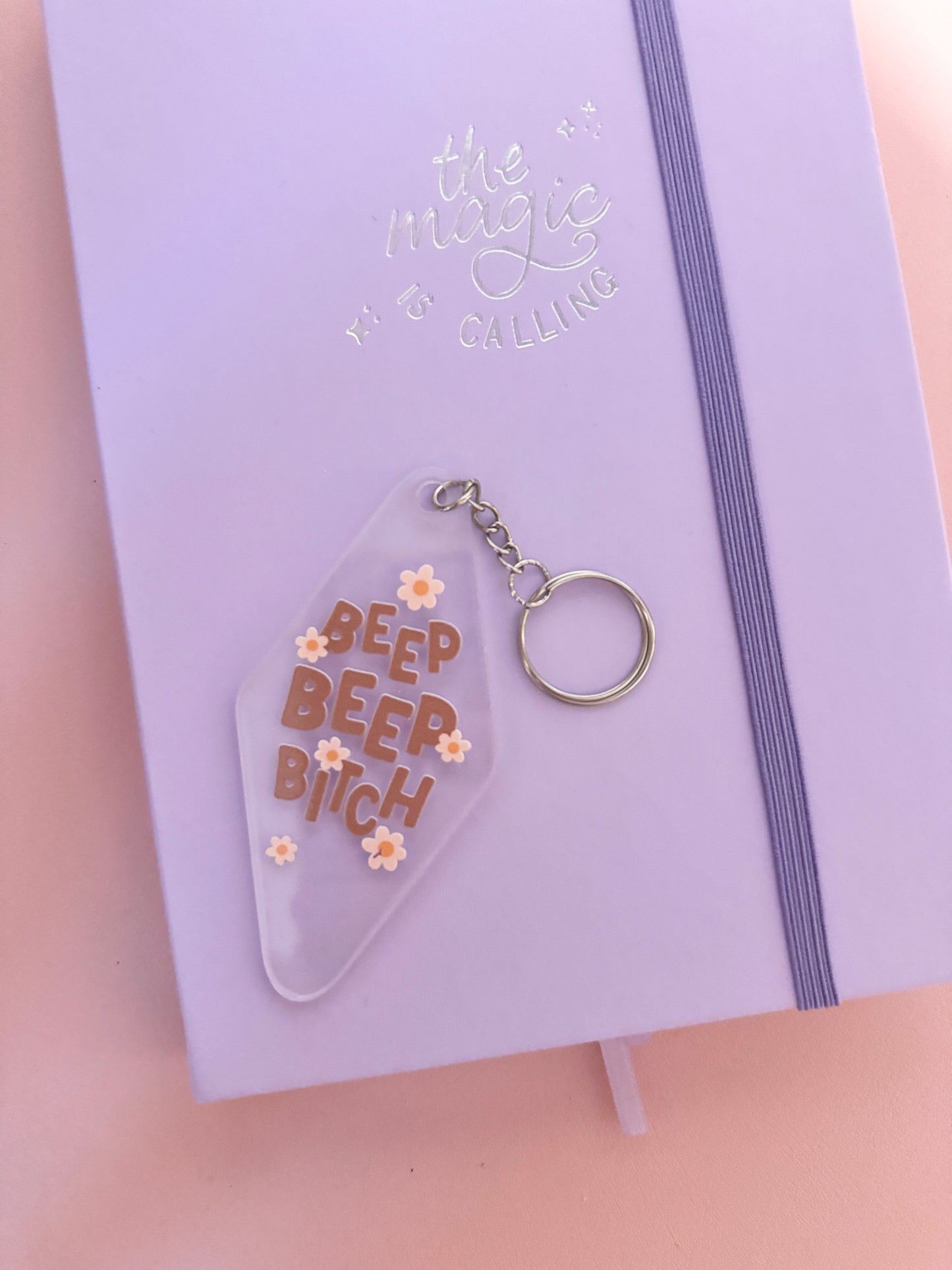 'Beep Beep B*tch' Motel Keyring