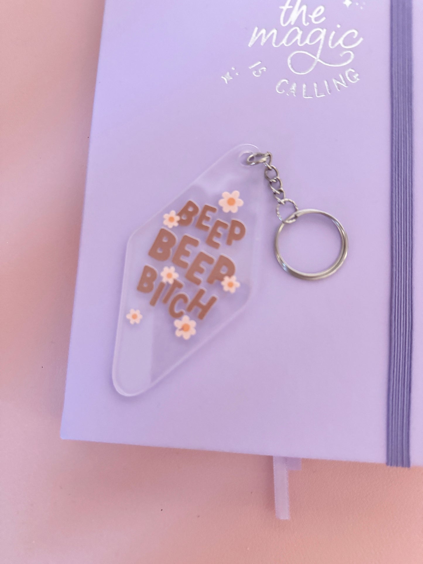 'Beep Beep B*tch' Motel Keyring