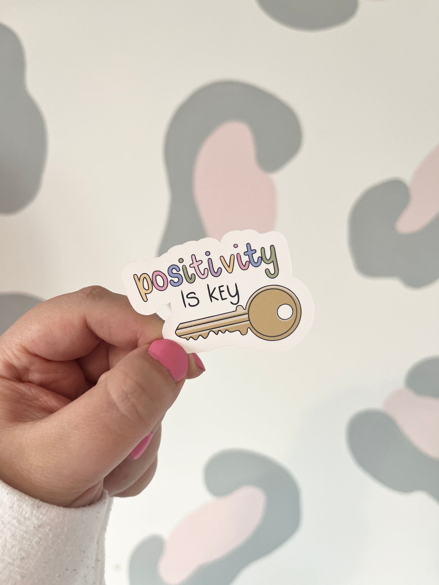 Positivity is Key Vinyl Sticker