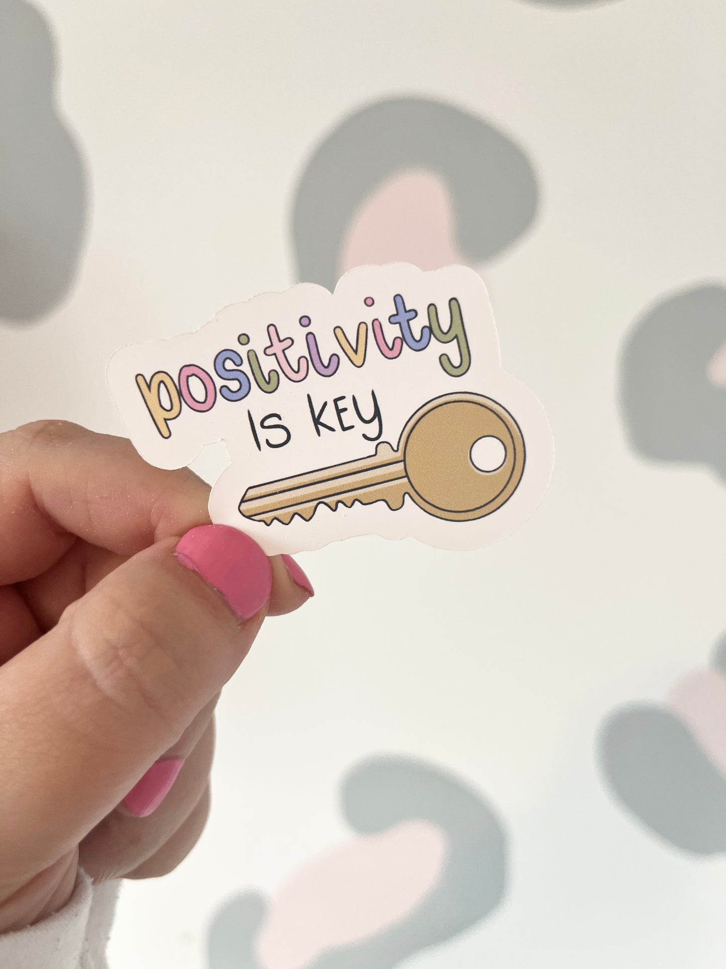 Positivity is Key Vinyl Sticker