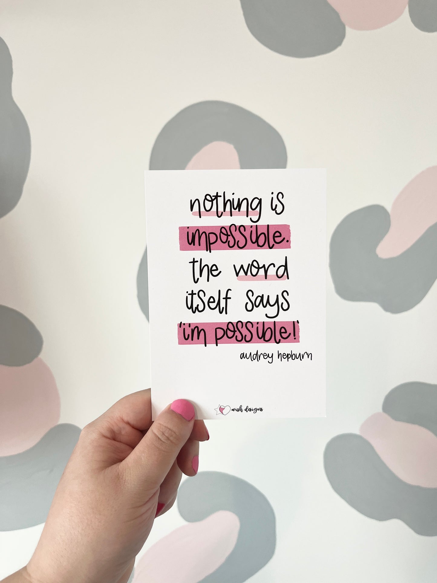 Nothing is Impossible Postcard