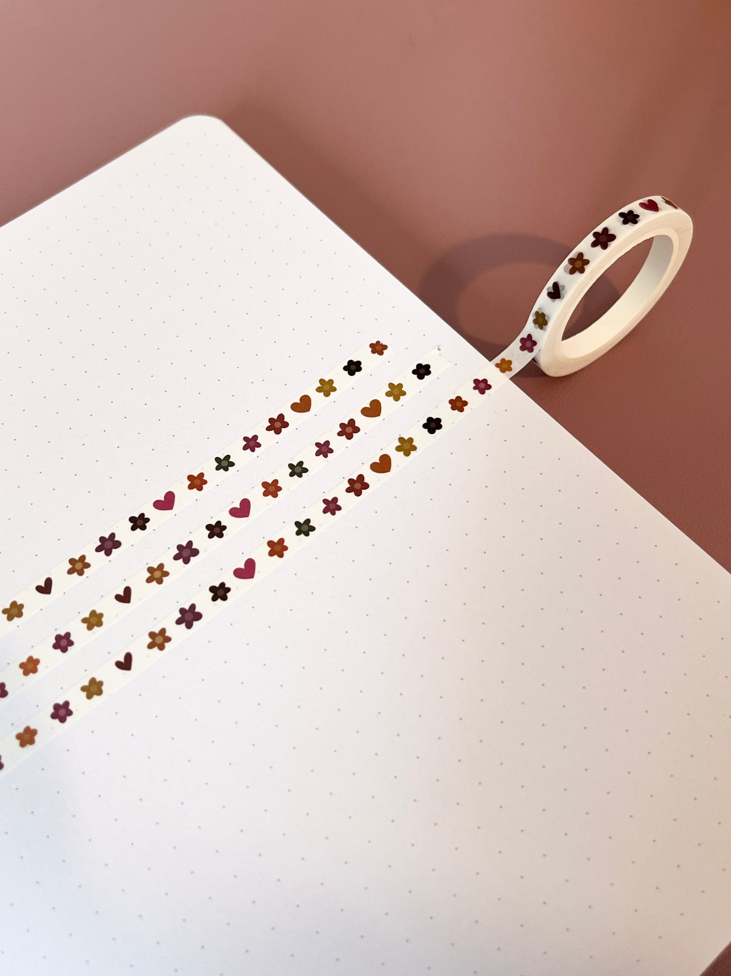 5mm Autumn Flowers Washi Tape