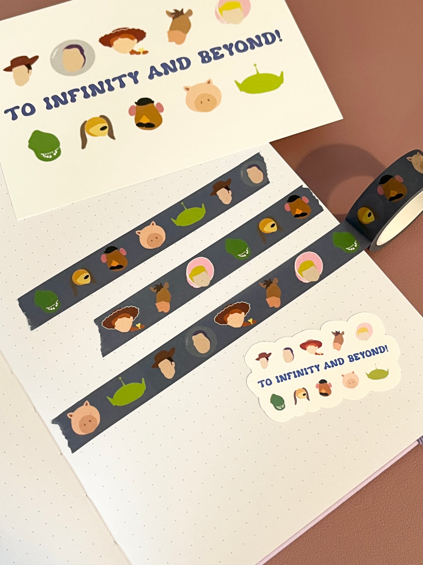 15mm 'To Infinity & Beyond' Washi Tape