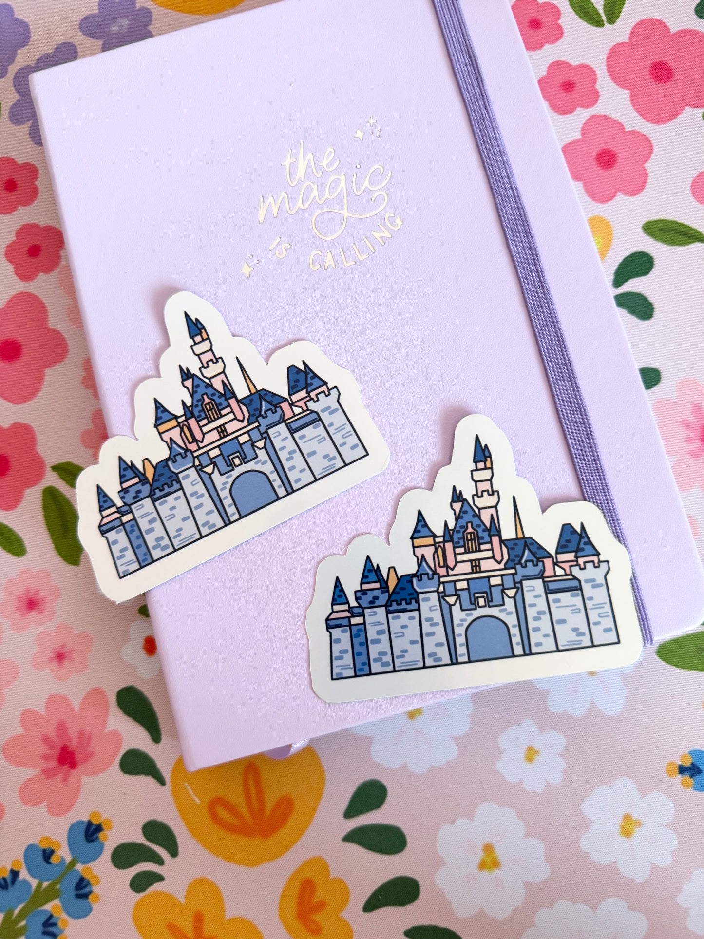 Magical Land Castle Holographic Sticker