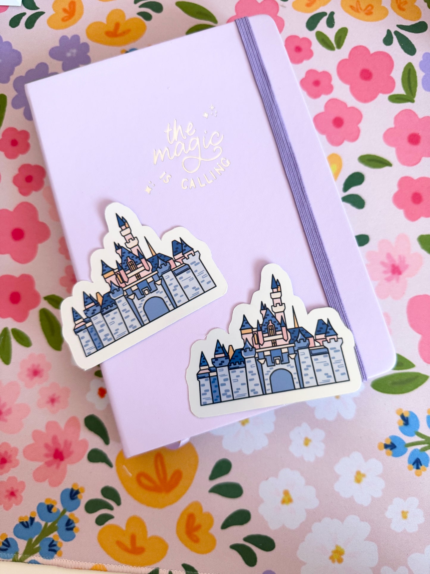 Magical Land Castle Holographic Sticker
