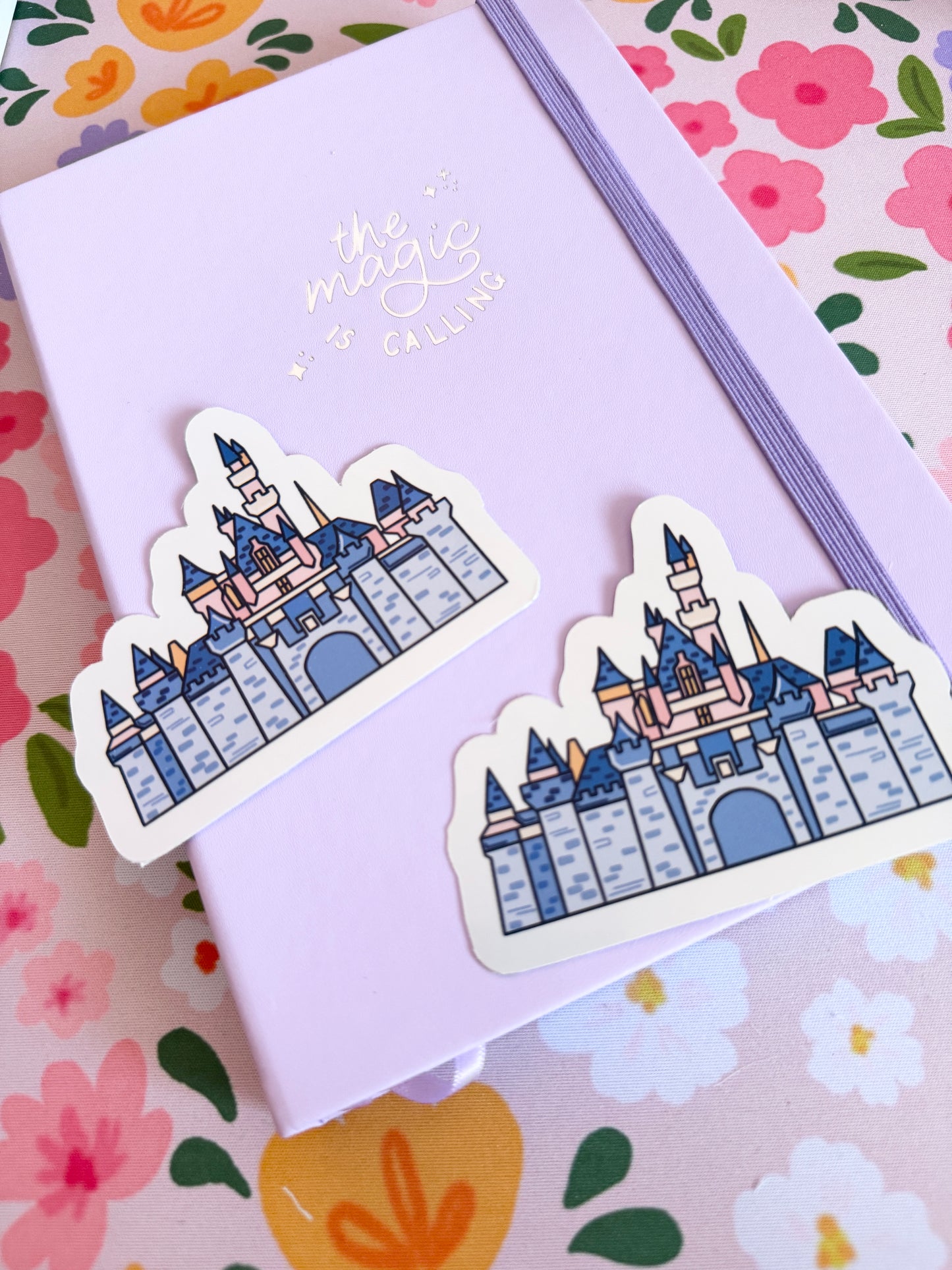 Magical Land Castle Holographic Sticker