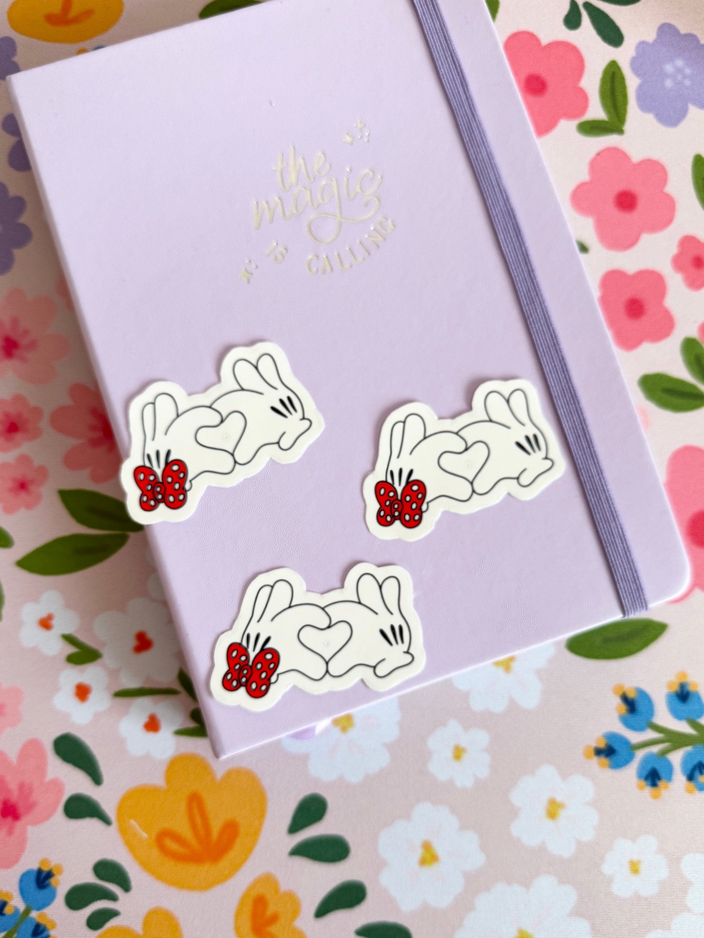 Magical Heart Hands Clear Sticker