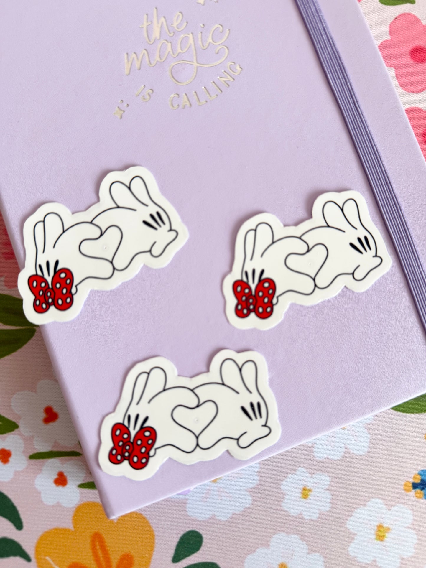 Magical Heart Hands Clear Sticker