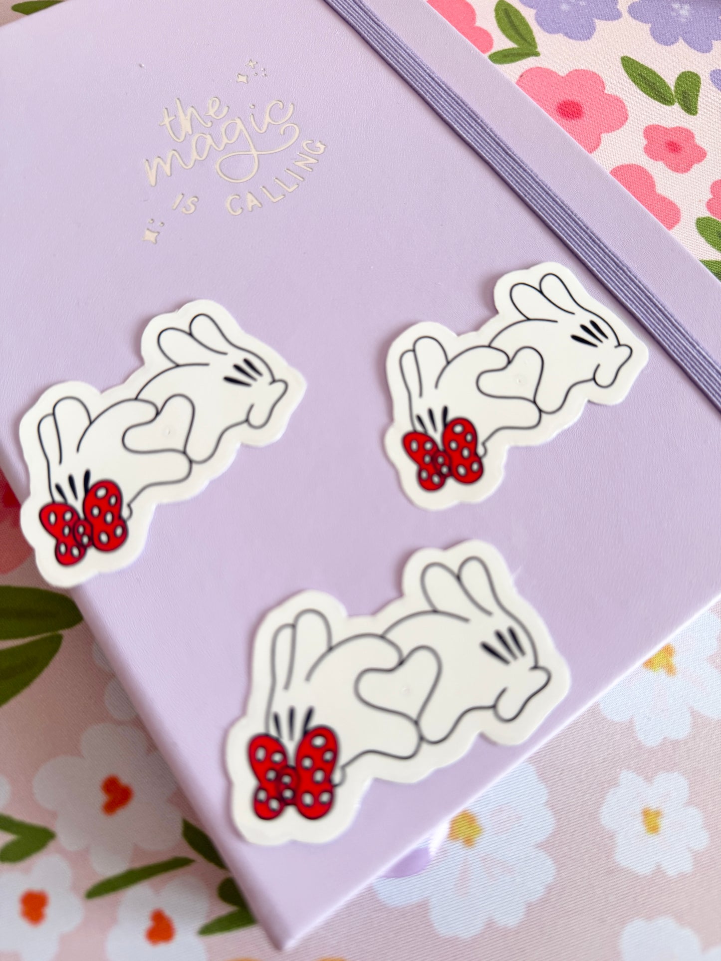 Magical Heart Hands Clear Sticker