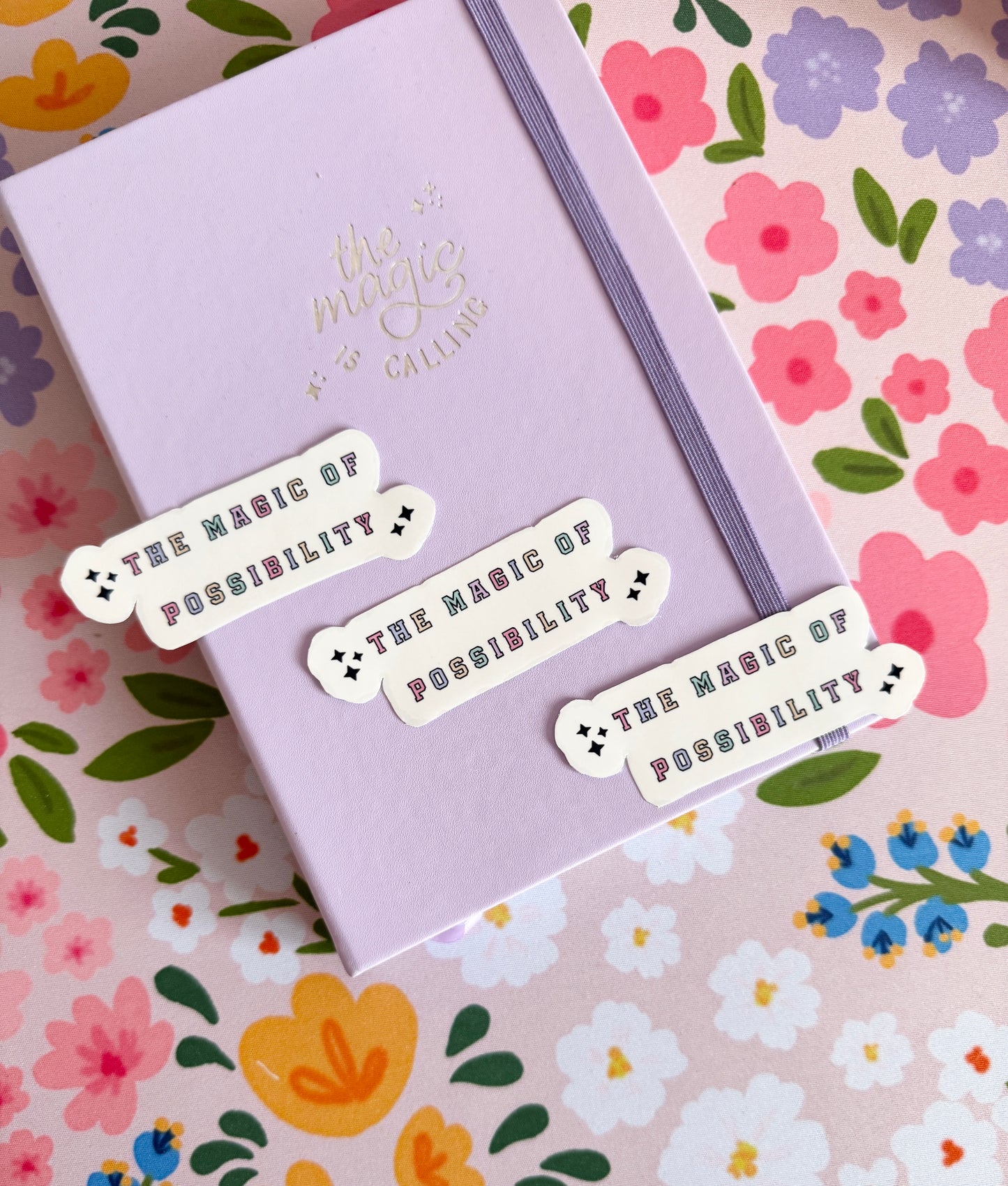 'The Magic of Possibility' Clear Sticker
