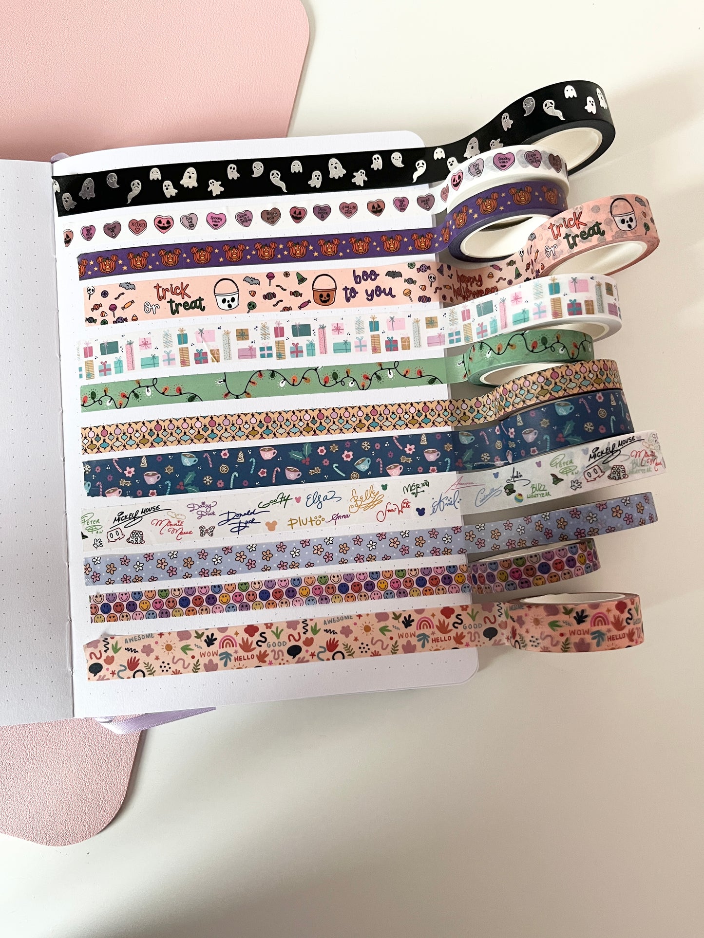 10mm Spooky Candy Hearts Washi Tape