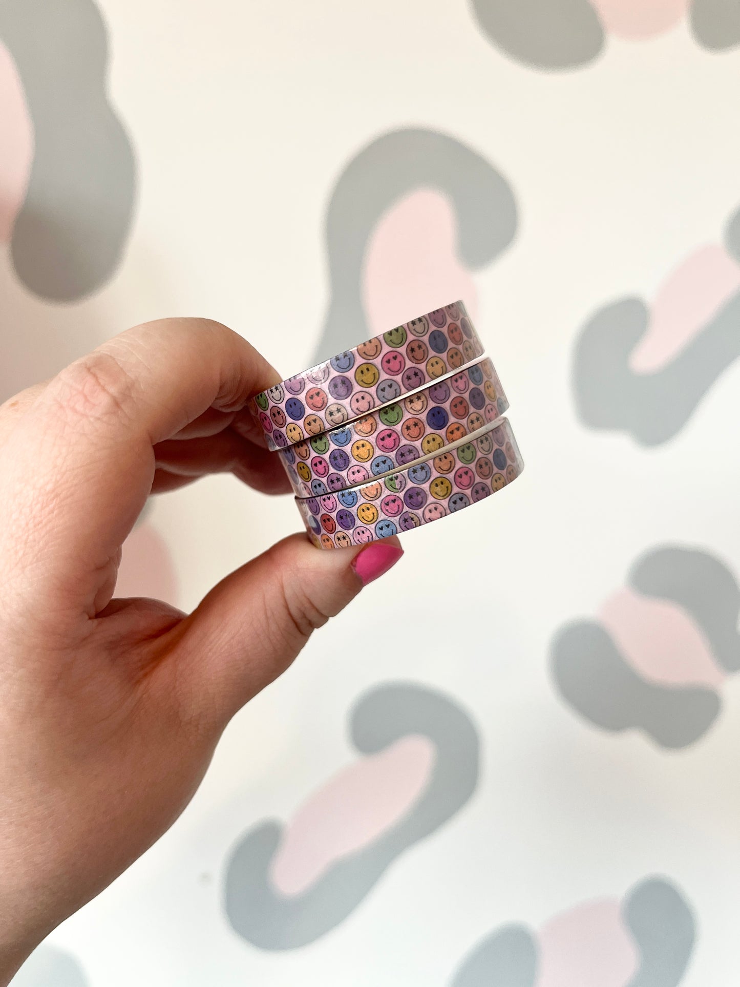 10mm Smiley Faces Washi Tape