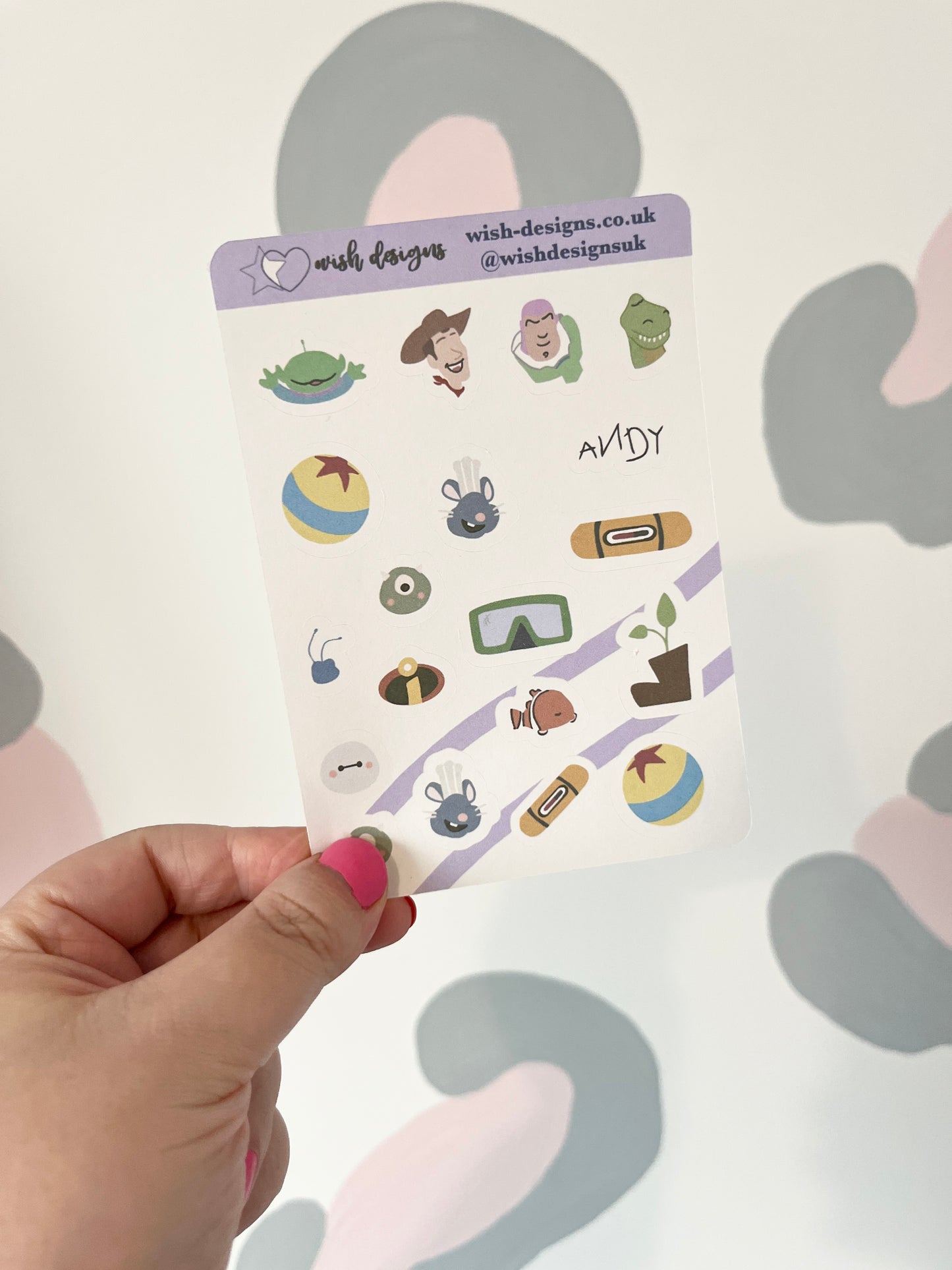 Toy World Sticker Sheet