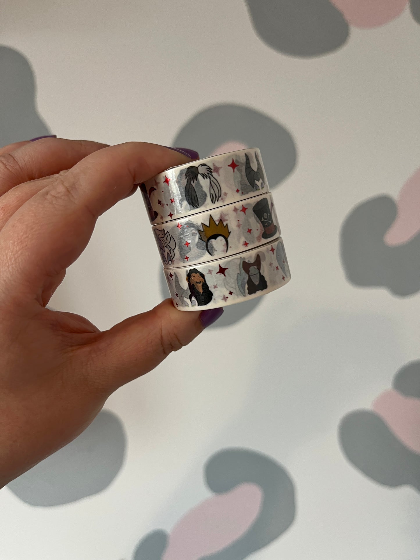 15mm Haunted Villains Washi Tape