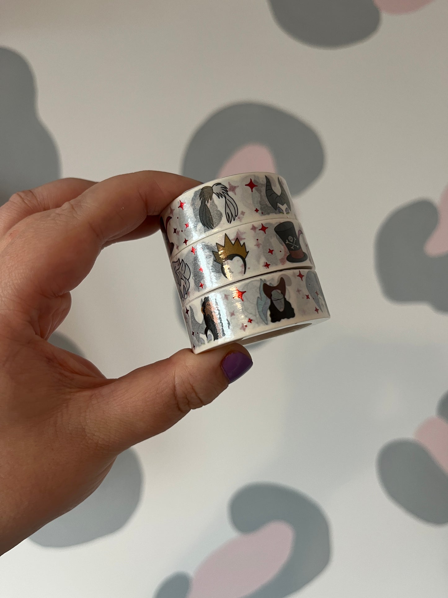 15mm Haunted Villains Washi Tape