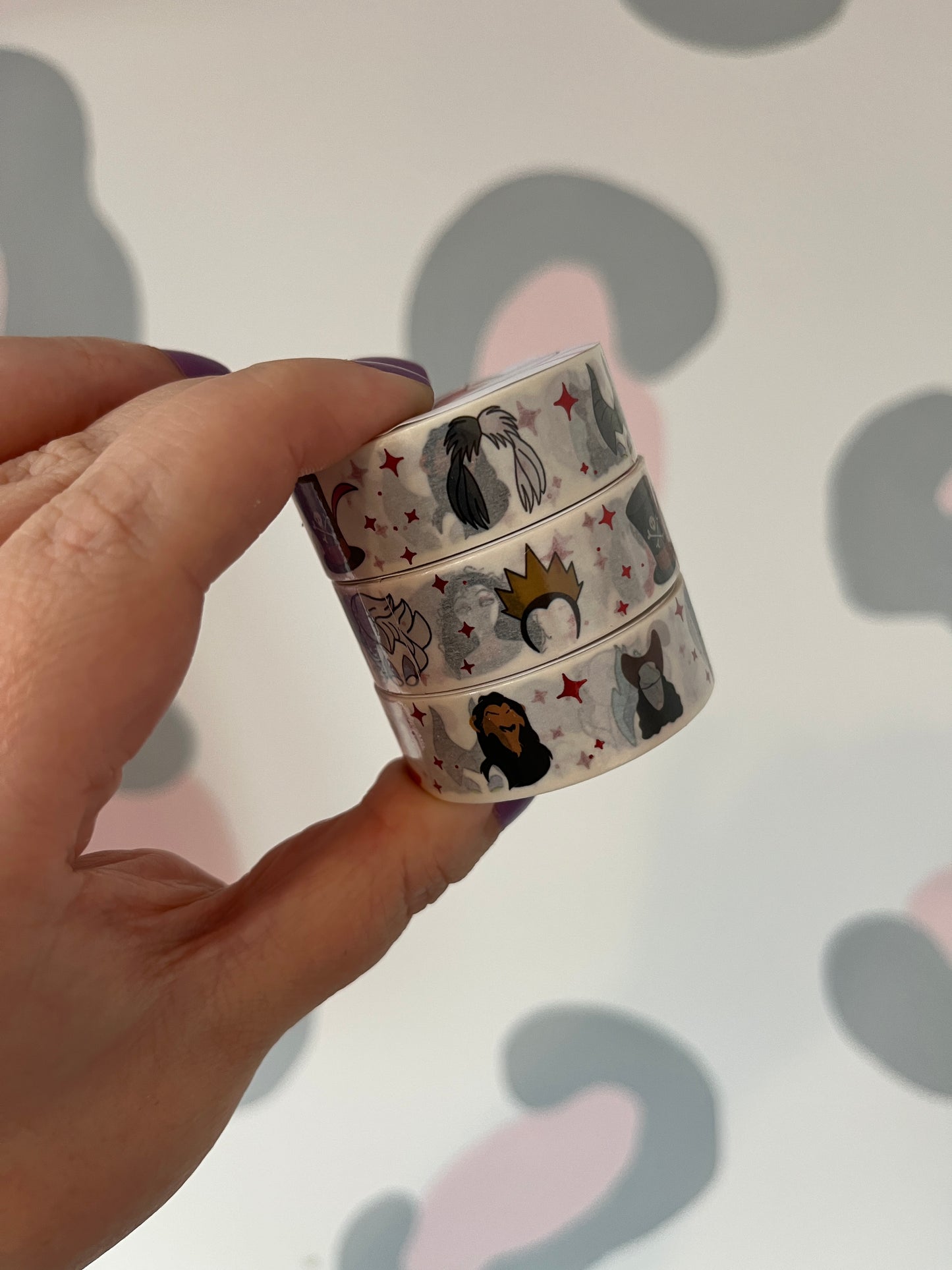 15mm Haunted Villains Washi Tape