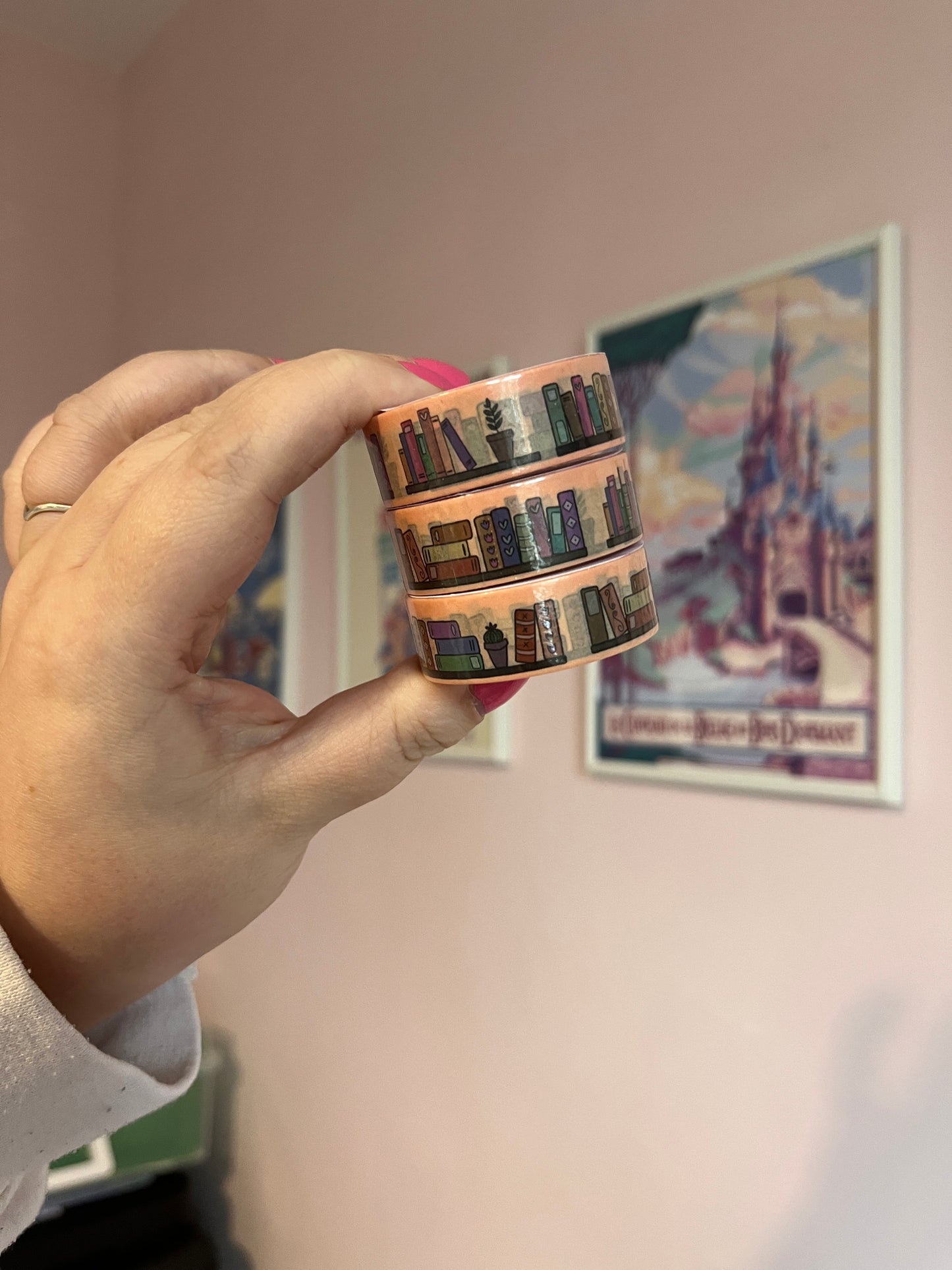 15mm Bookshelves Washi Tape