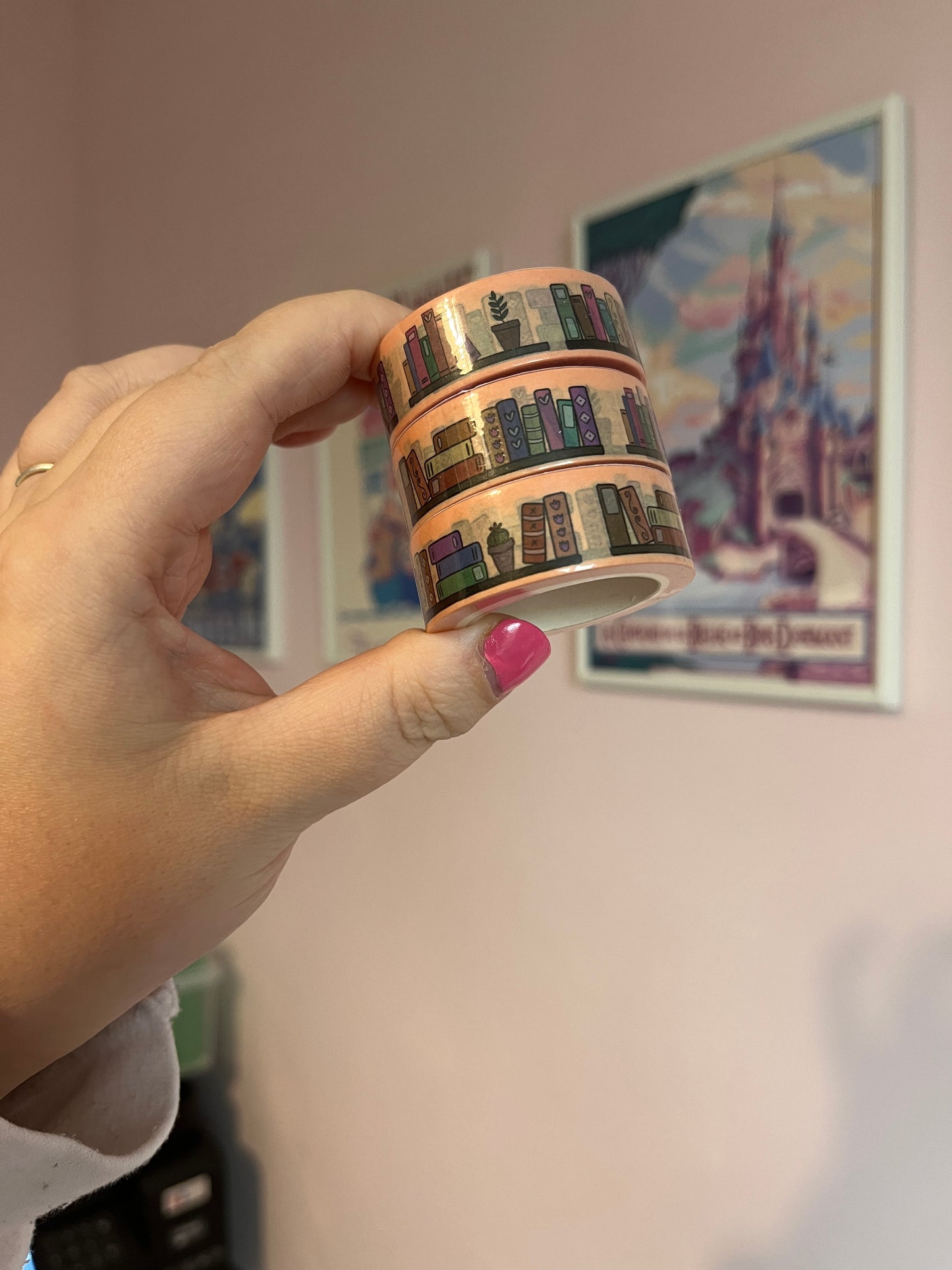 15mm Bookshelves Washi Tape
