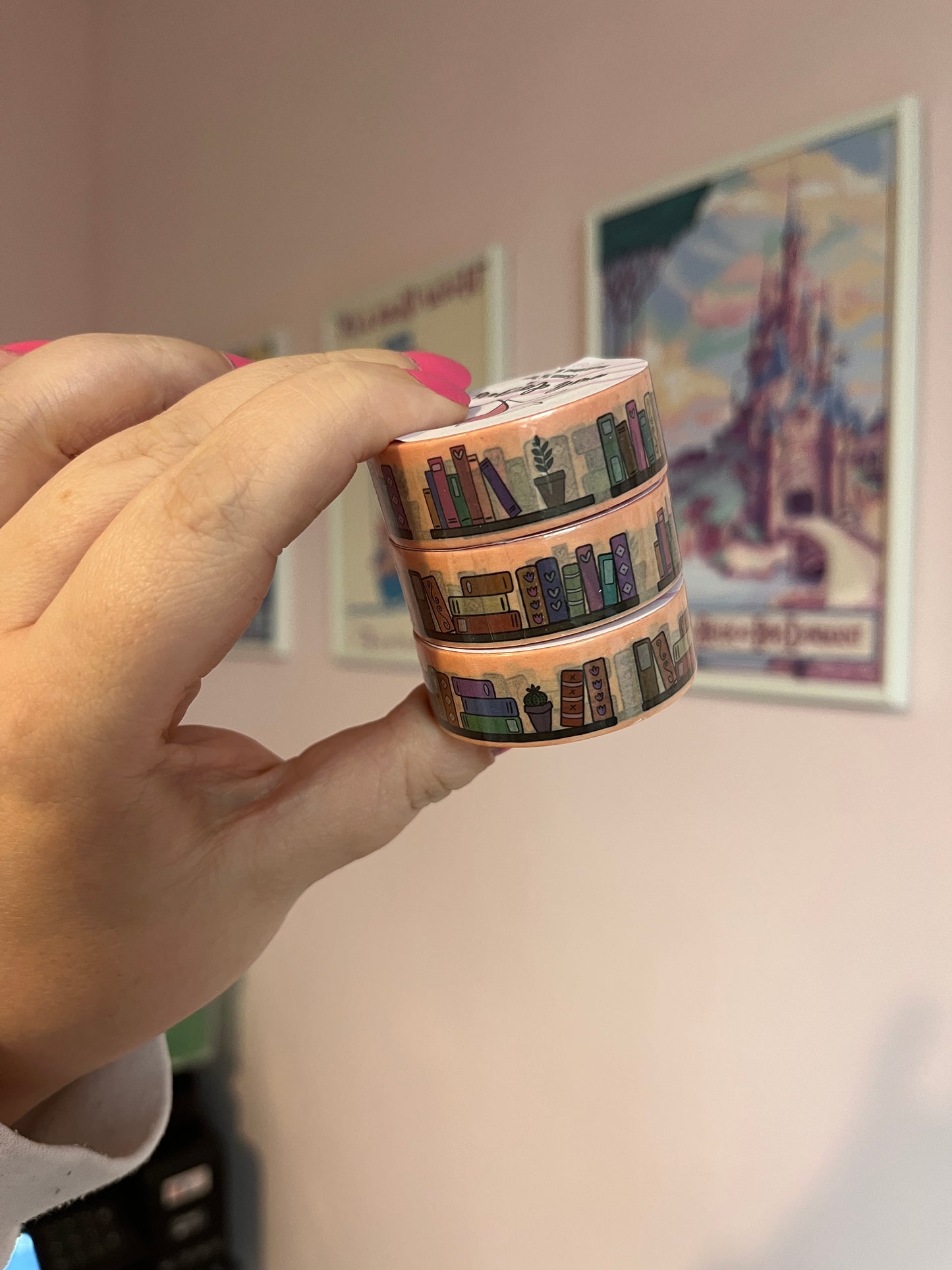 15mm Bookshelves Washi Tape