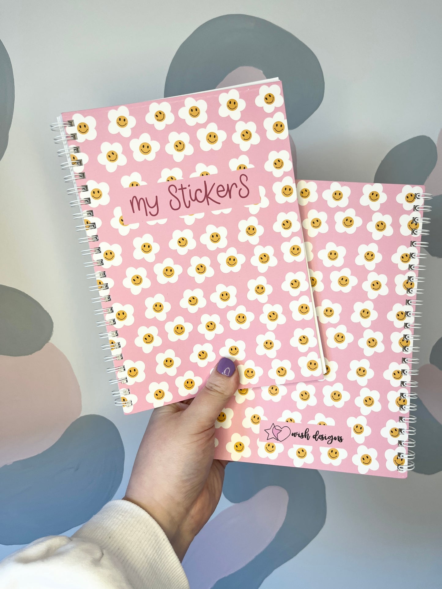 A5 'My Stickers' Daisies Sticker Book