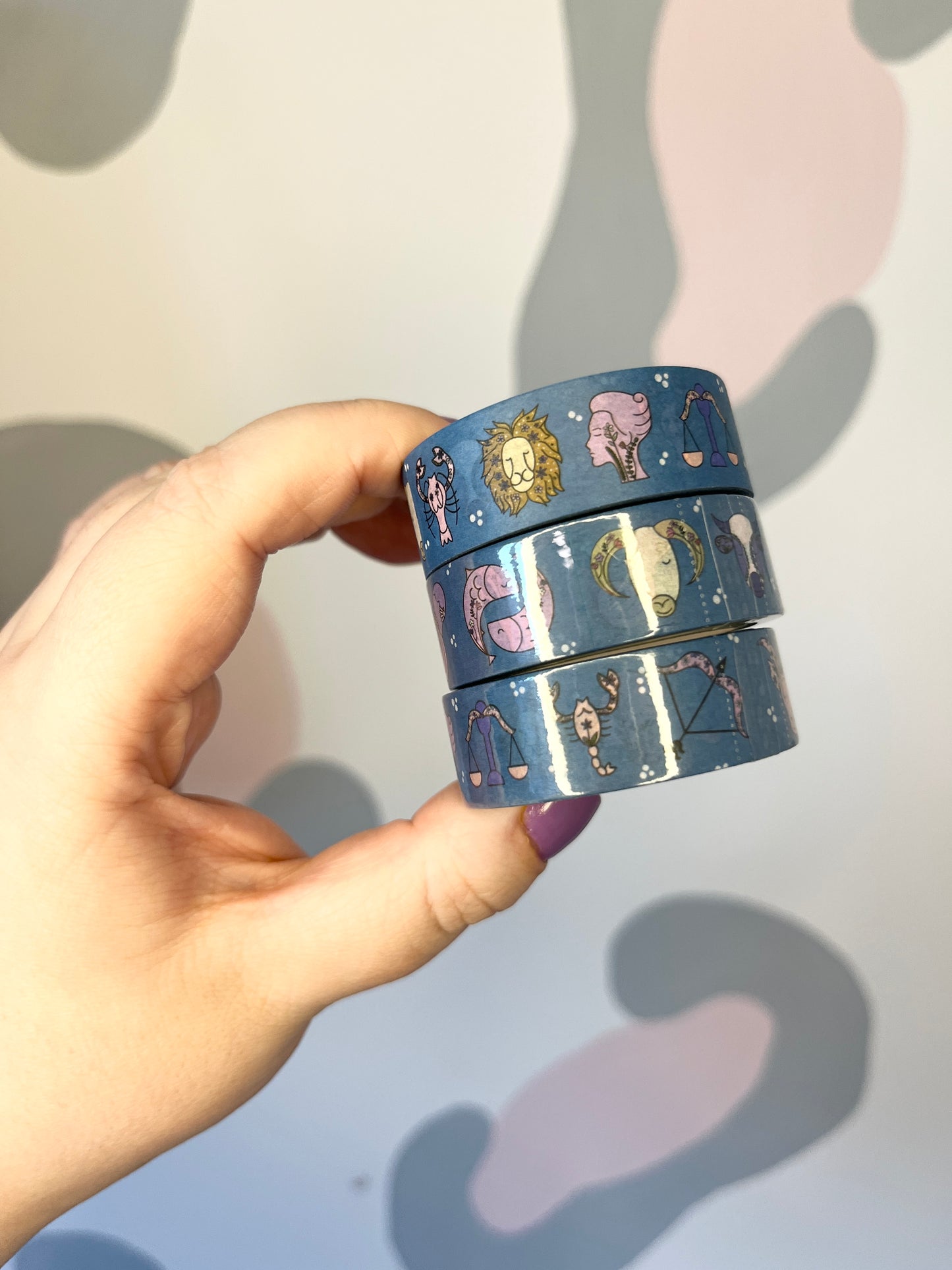 15mm Floral Zodiac Washi Tape