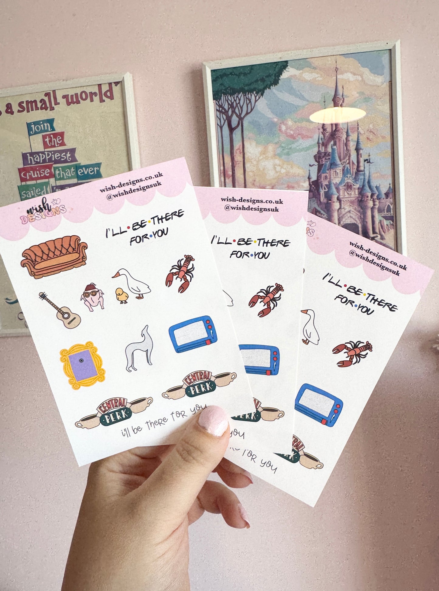 I'll Be There For You Vinyl Sticker Sheet