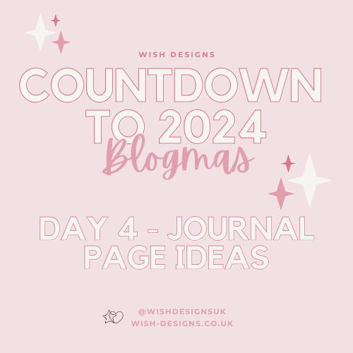 Blogmas Day 4 - 9 Journal Page Ideas