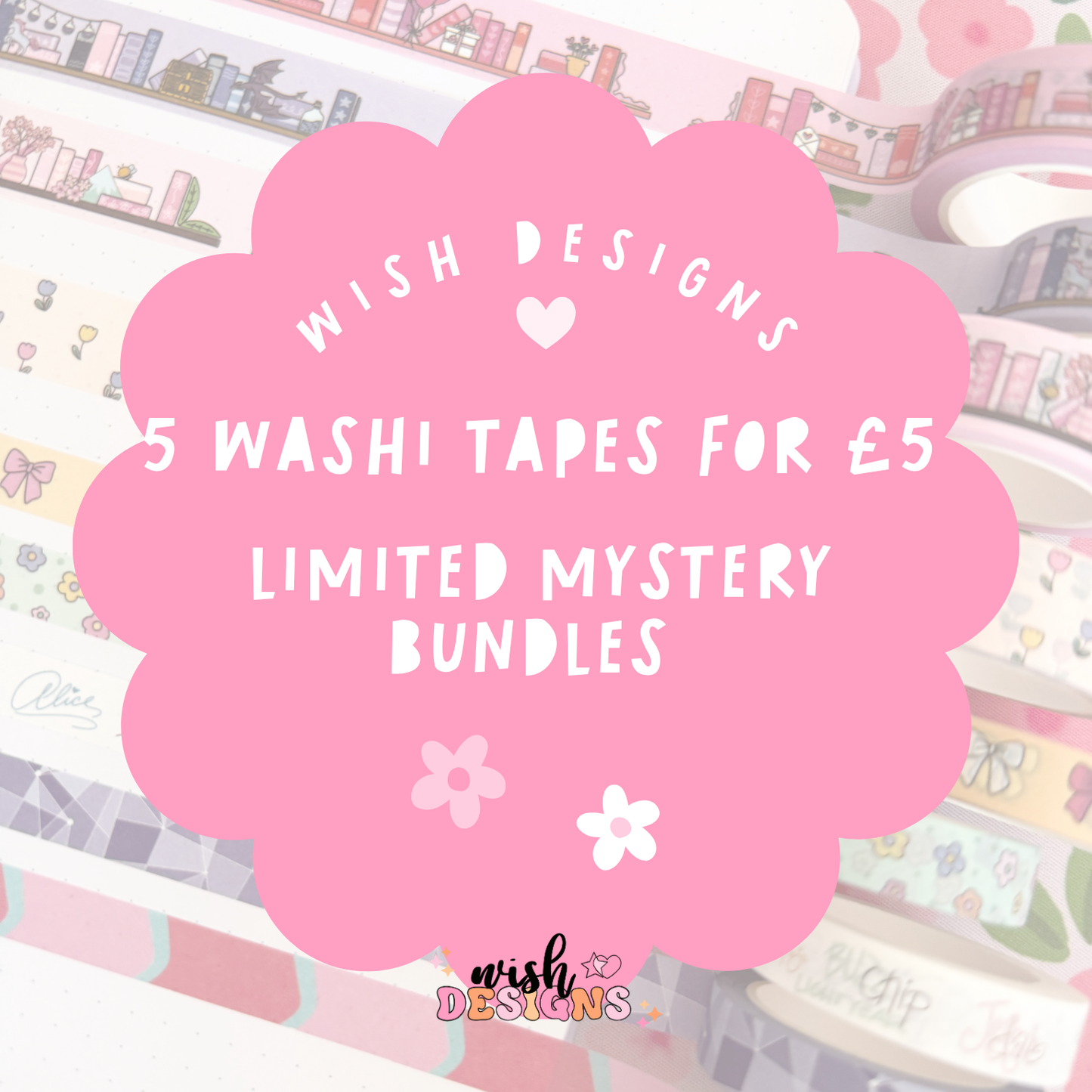 5 Washi Tapes for £5