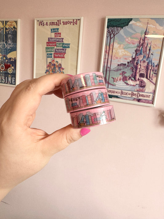 15mm Fairytale Bookshelves Washi Tape
