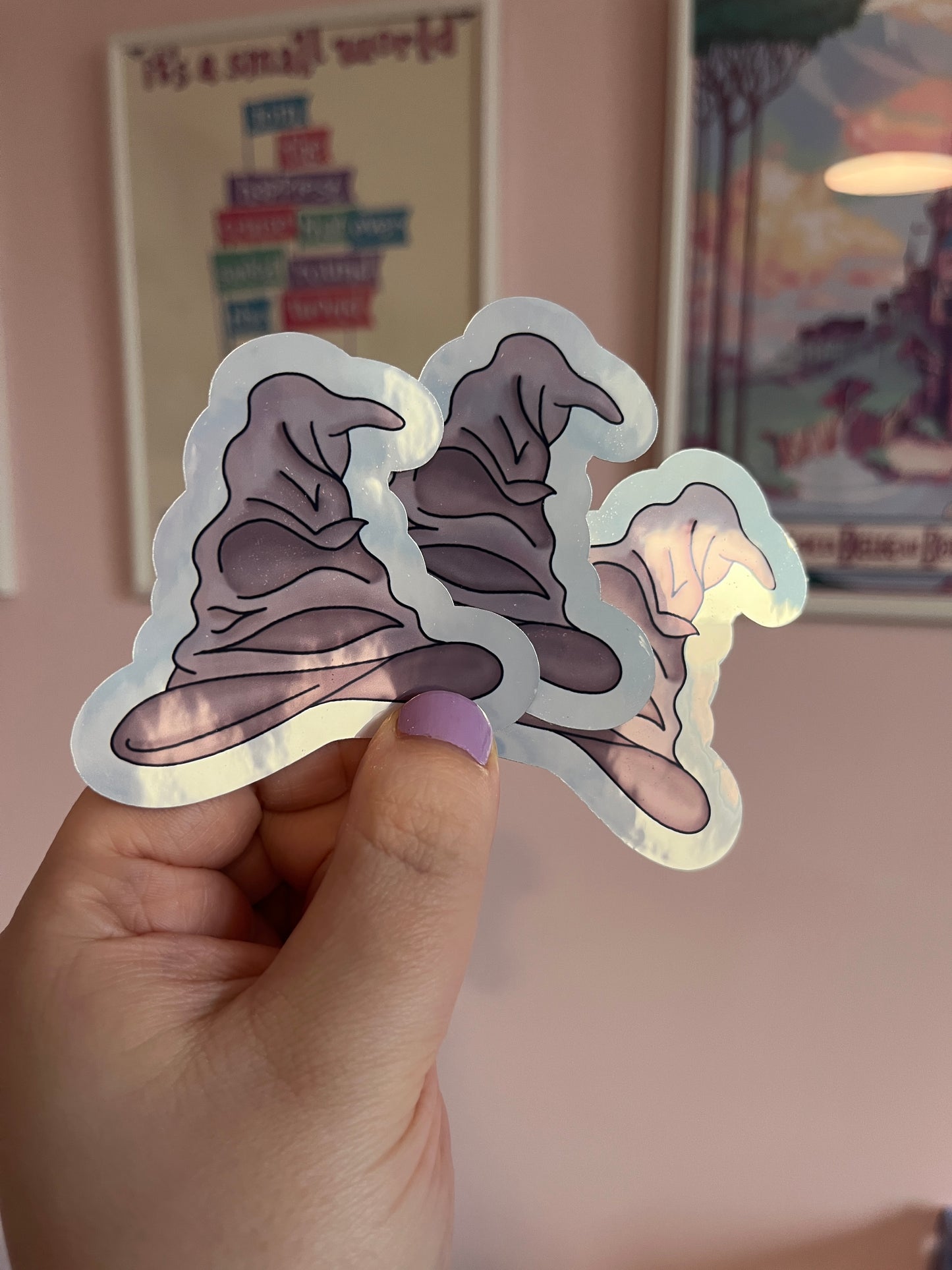 Sorting Hat Holographic Sticker