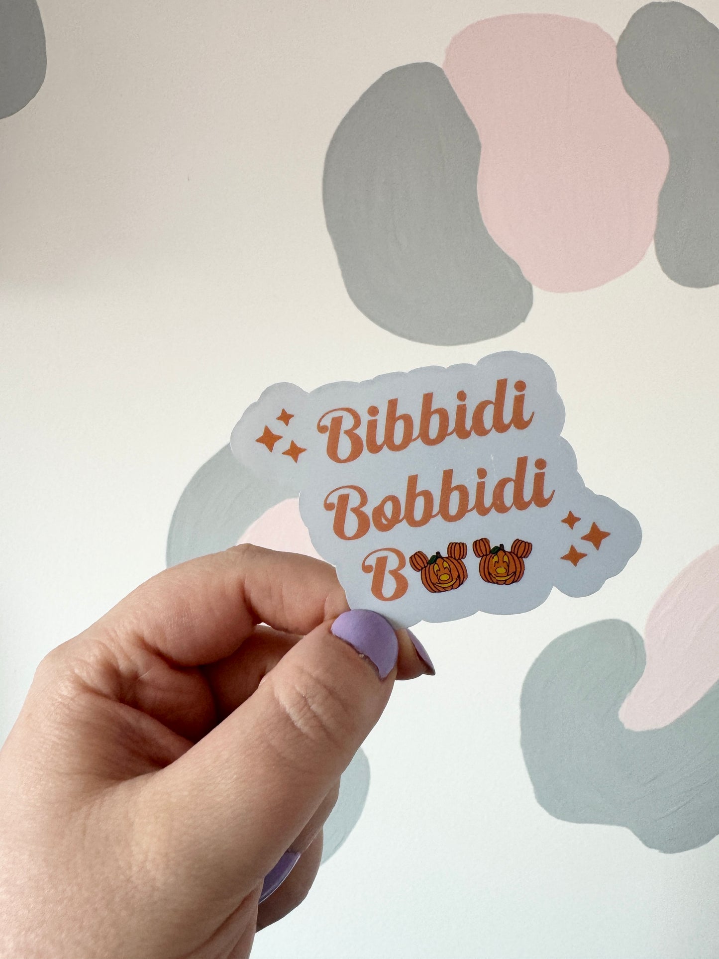 Bibbidi Bobbodi Boo Holographic Sticker