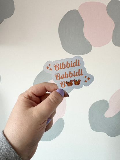 Bibbidi Bobbodi Boo Holographic Sticker