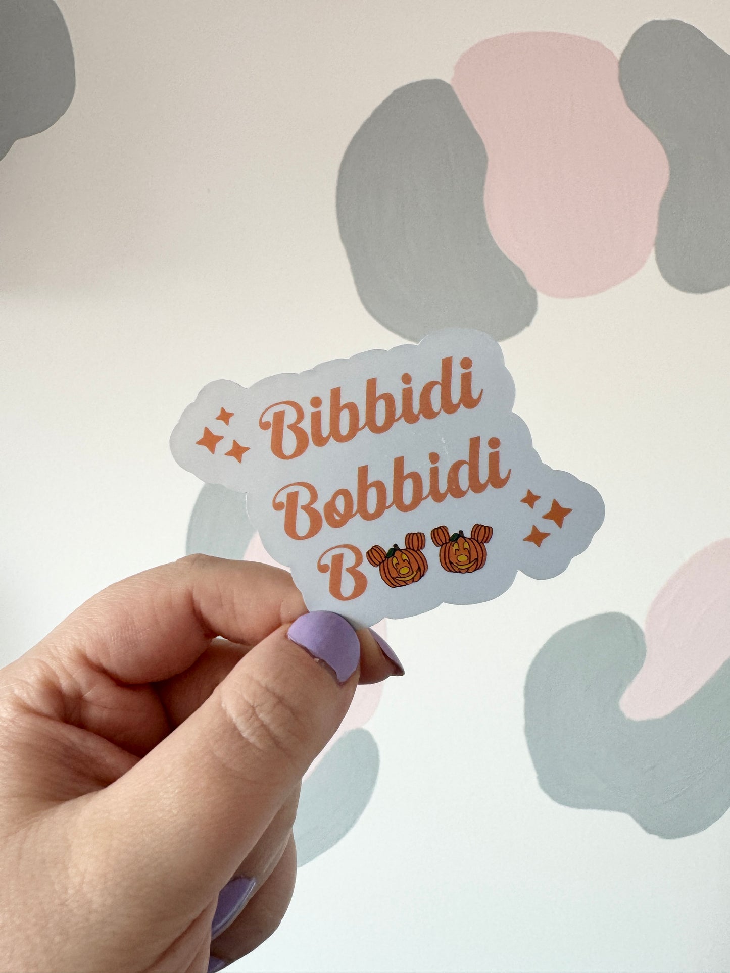 Bibbidi Bobbodi Boo Holographic Sticker