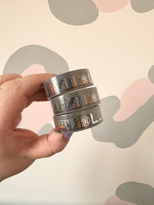 15mm Wizard Magic Silver Foiled Washi Tape