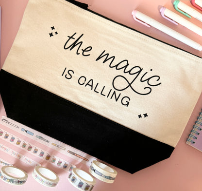 "The Magic Is Calling" Pouch/Tote Bag