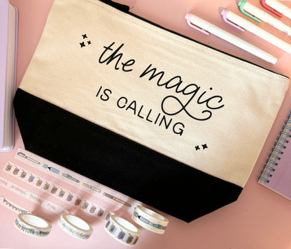 "The Magic Is Calling" Pouch/Tote Bag