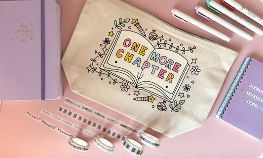 One More Chapter Pouch/Tote Bag