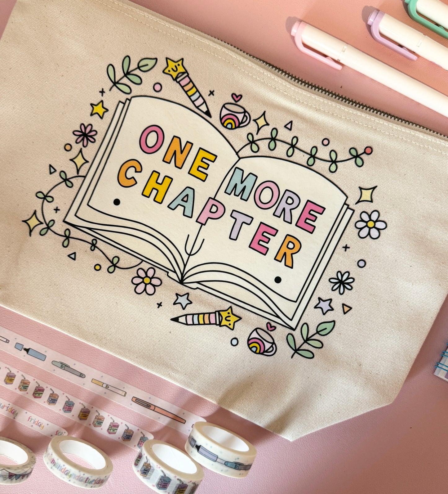 One More Chapter Pouch/Tote Bag