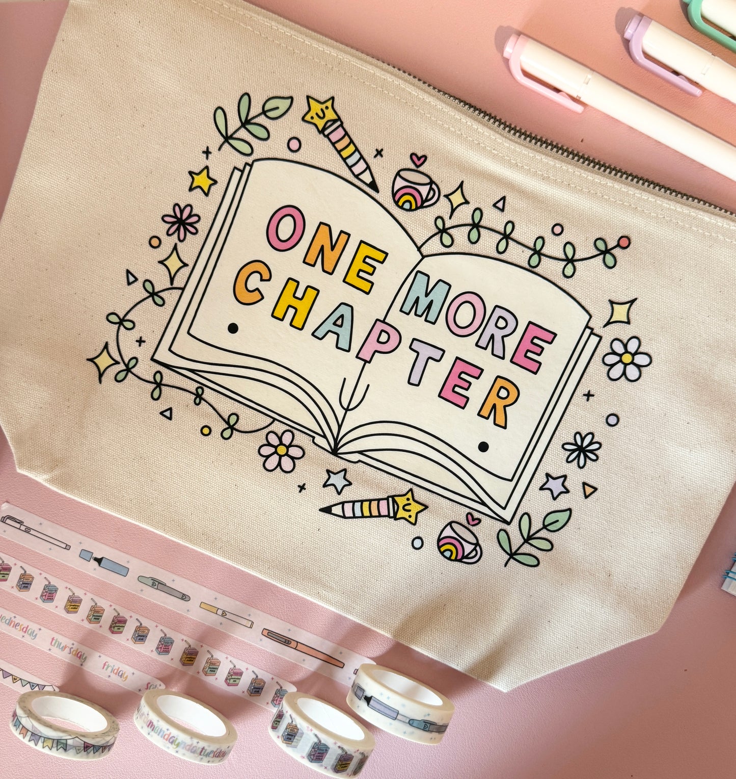 One More Chapter Pouch/Tote Bag