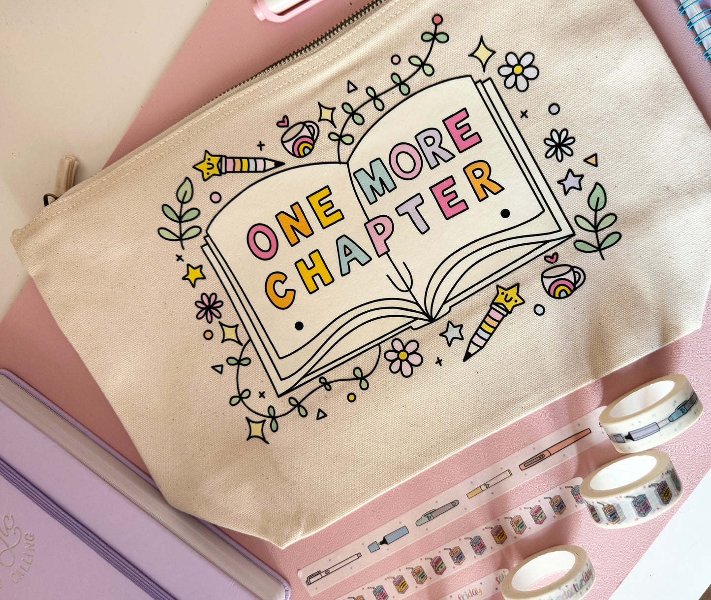 One More Chapter Pouch/Tote Bag